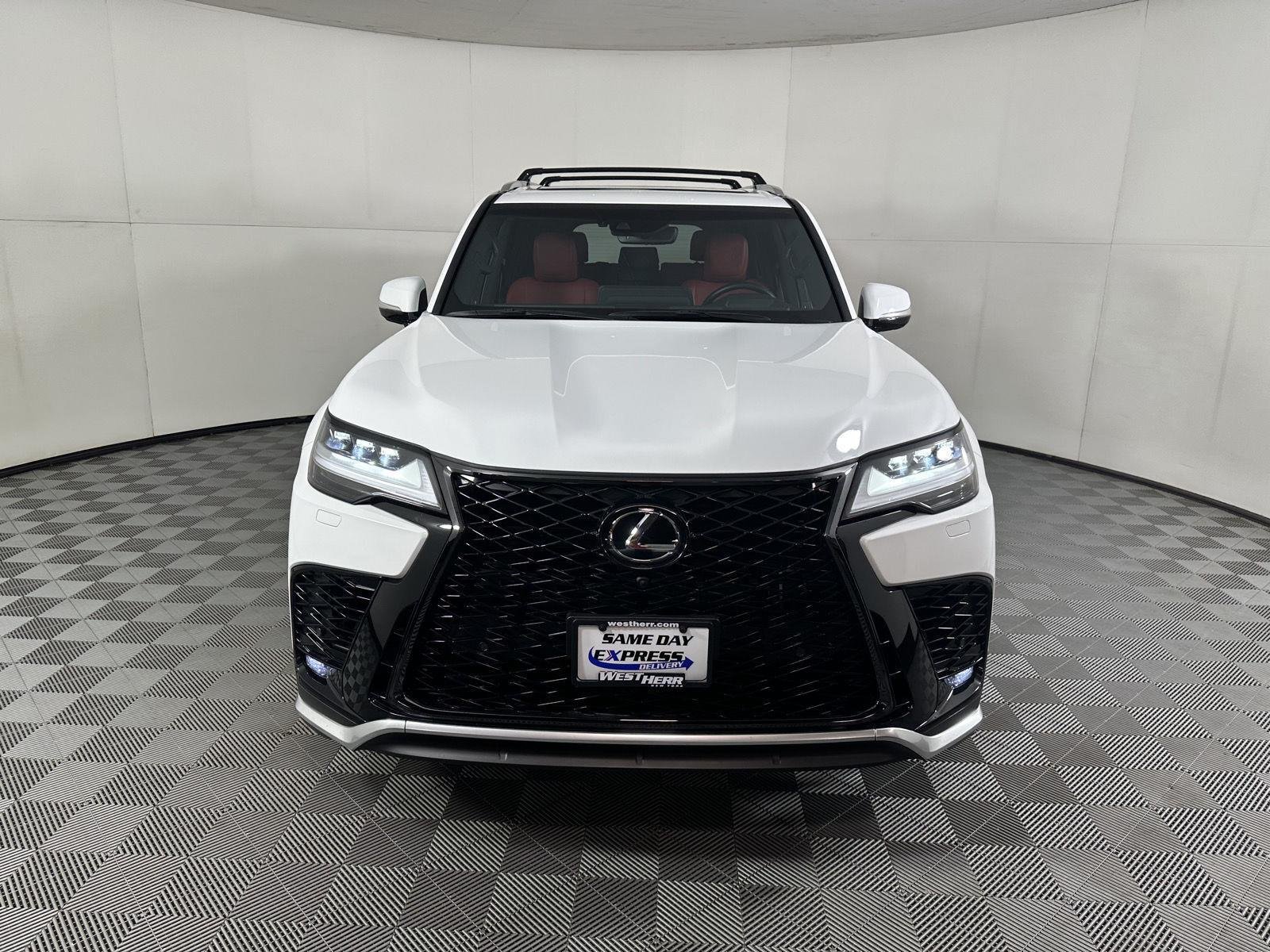 Used 2024 Ultra White Lexus LX 600 F SPORT image 3
