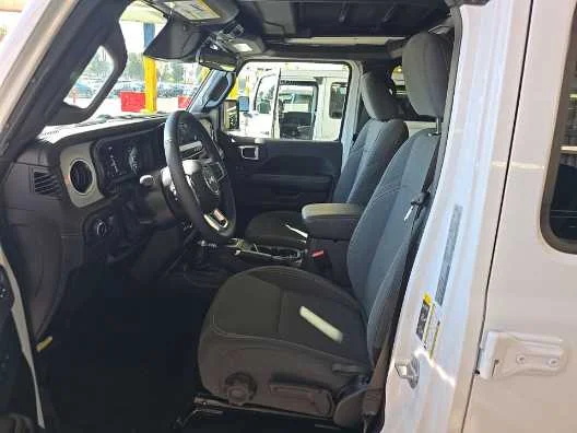 Used 2026 Bright White Clearcoat Jeep Sahara image 7