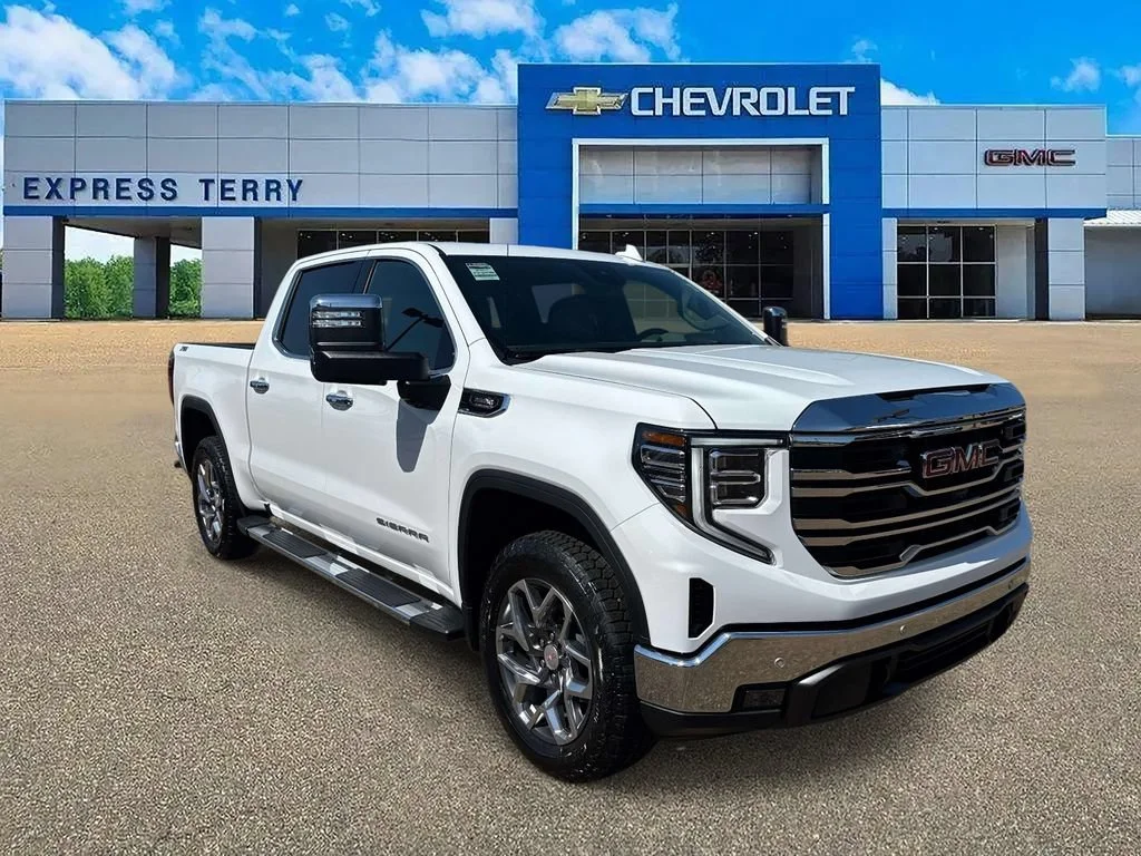 New 2026 Summit White GMC SLT image 1