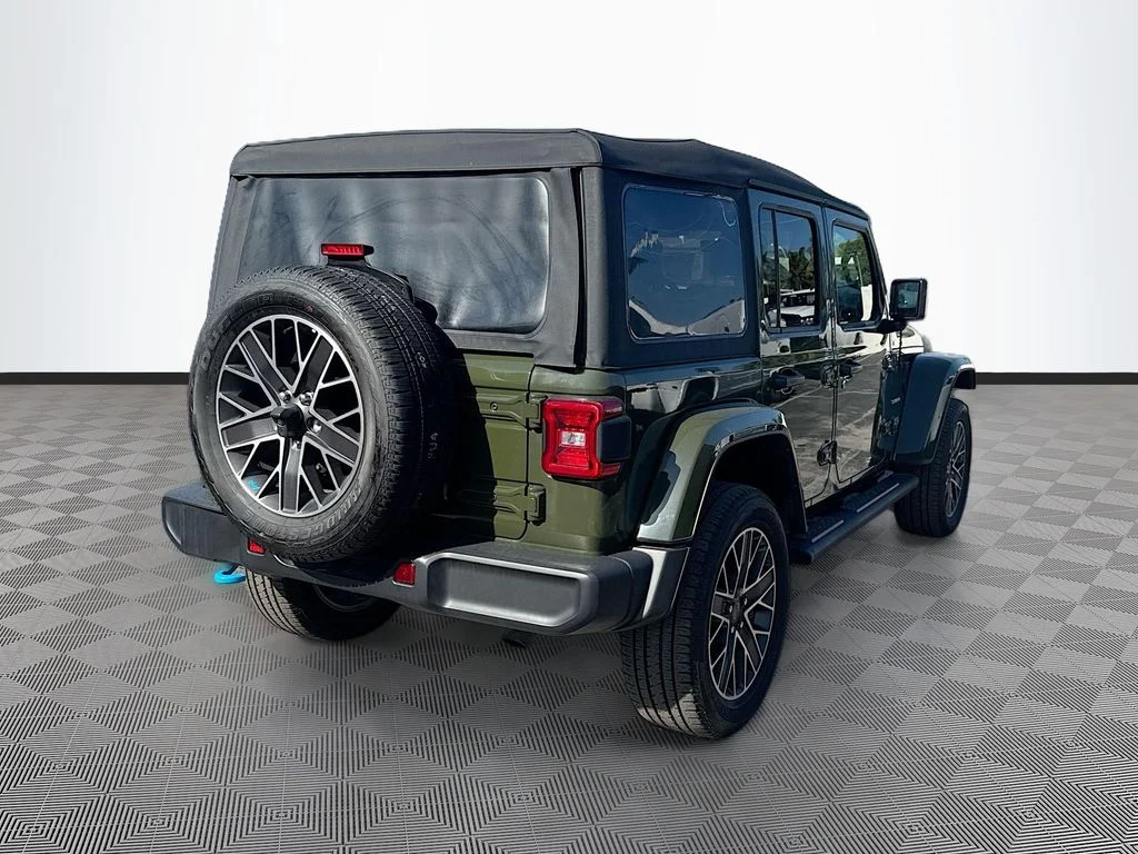 Used 2023 Green Jeep Sahara 4xe image 6