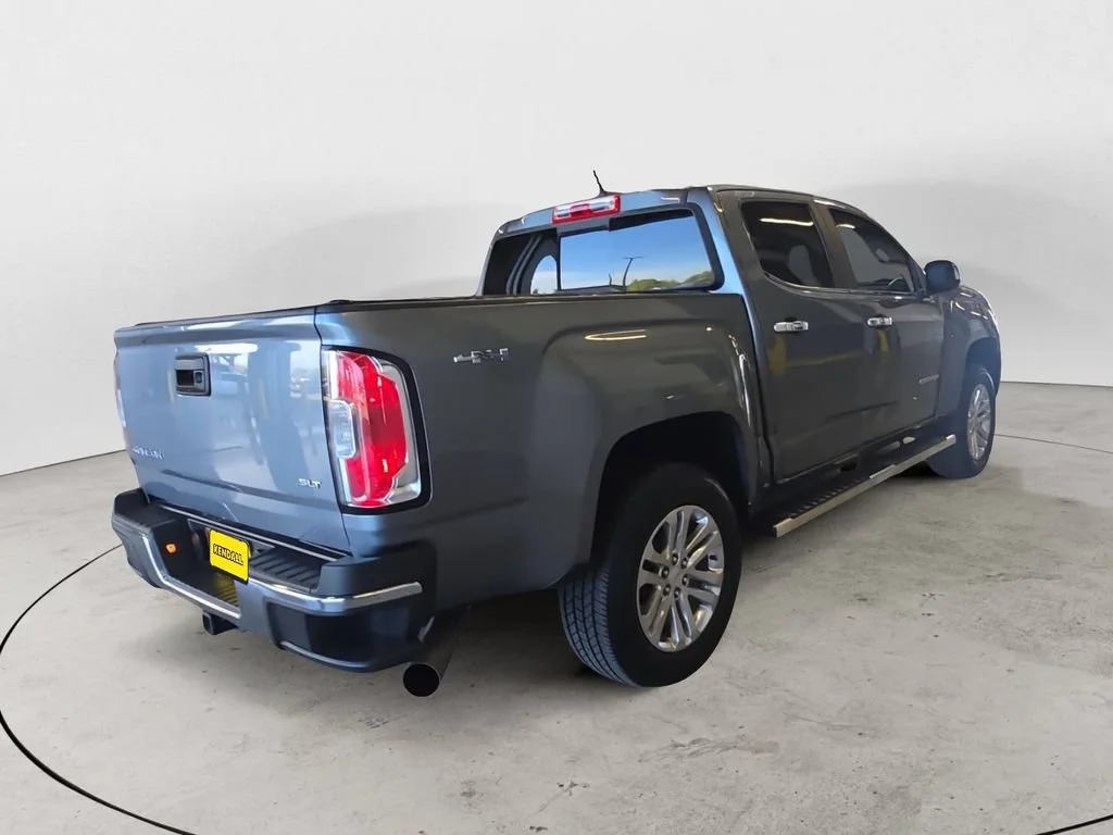 Used 2018 SATIN STEEL METALLIC GMC 4WD SLT image 5