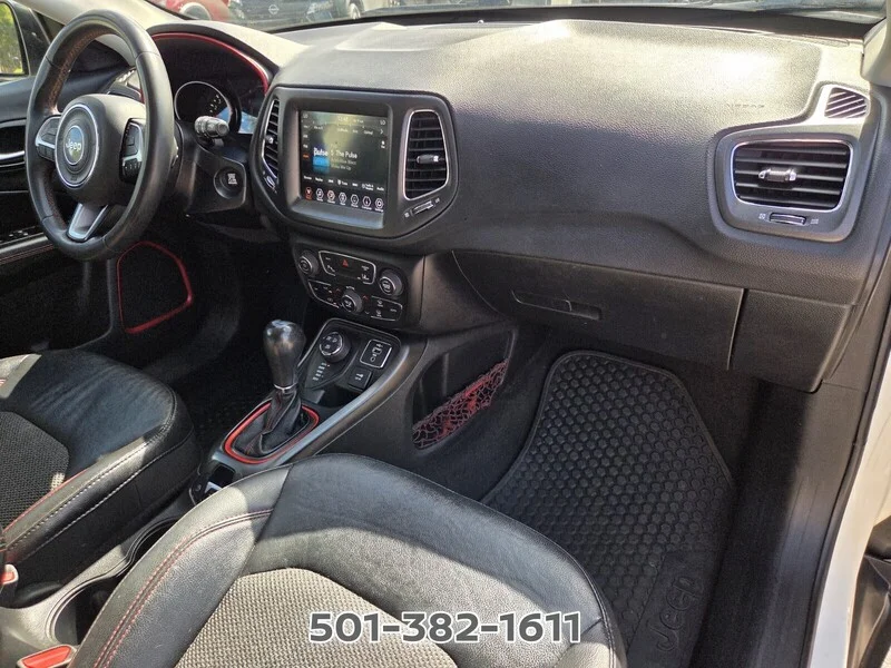 Used 2021 White Clearcoat JEEP TRAILHAWK 4X4 image 20