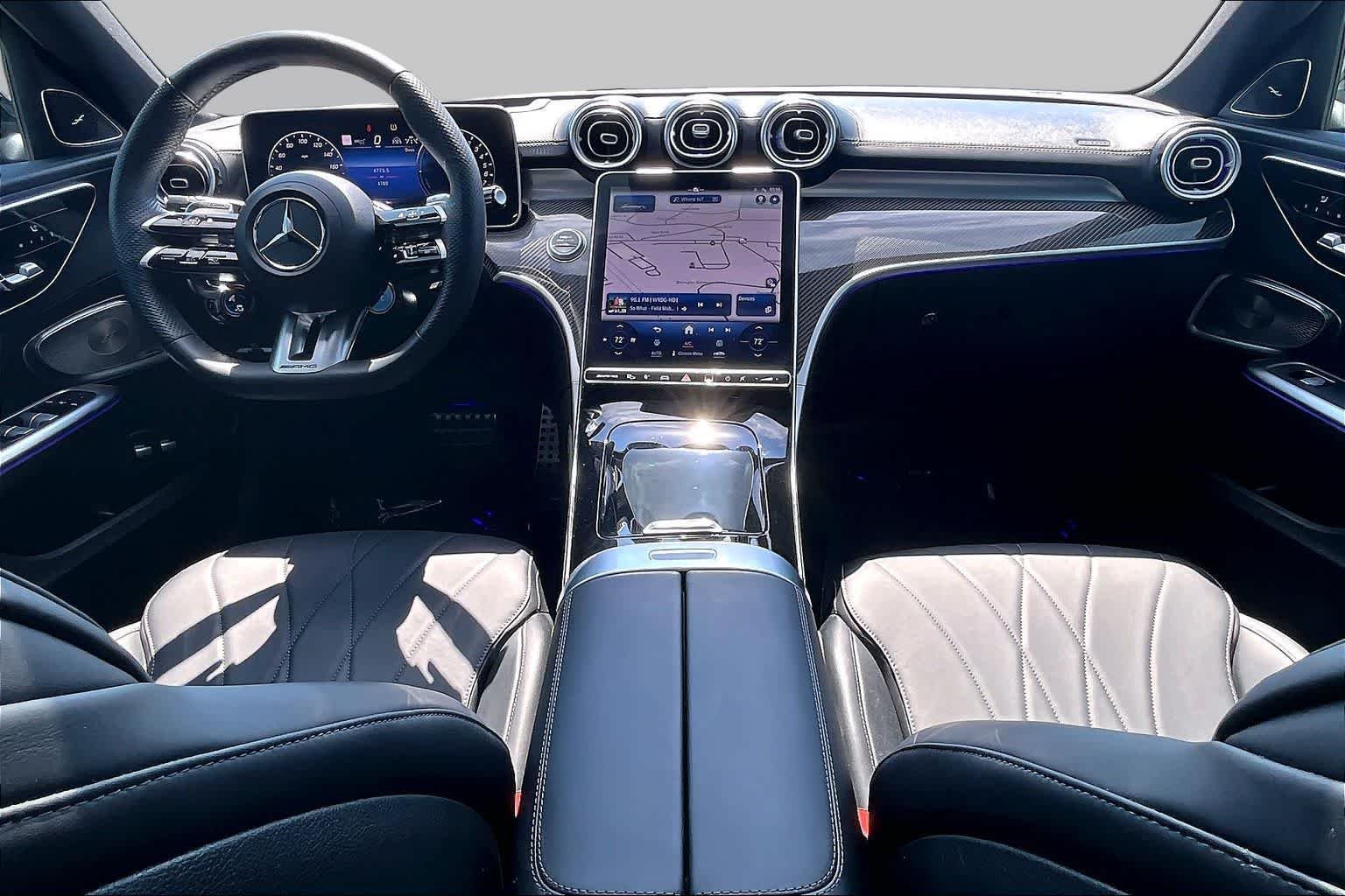 Used 2024 Obsidian Black Metallic Mercedes-Benz AMG® C 63 S E Performance image 30
