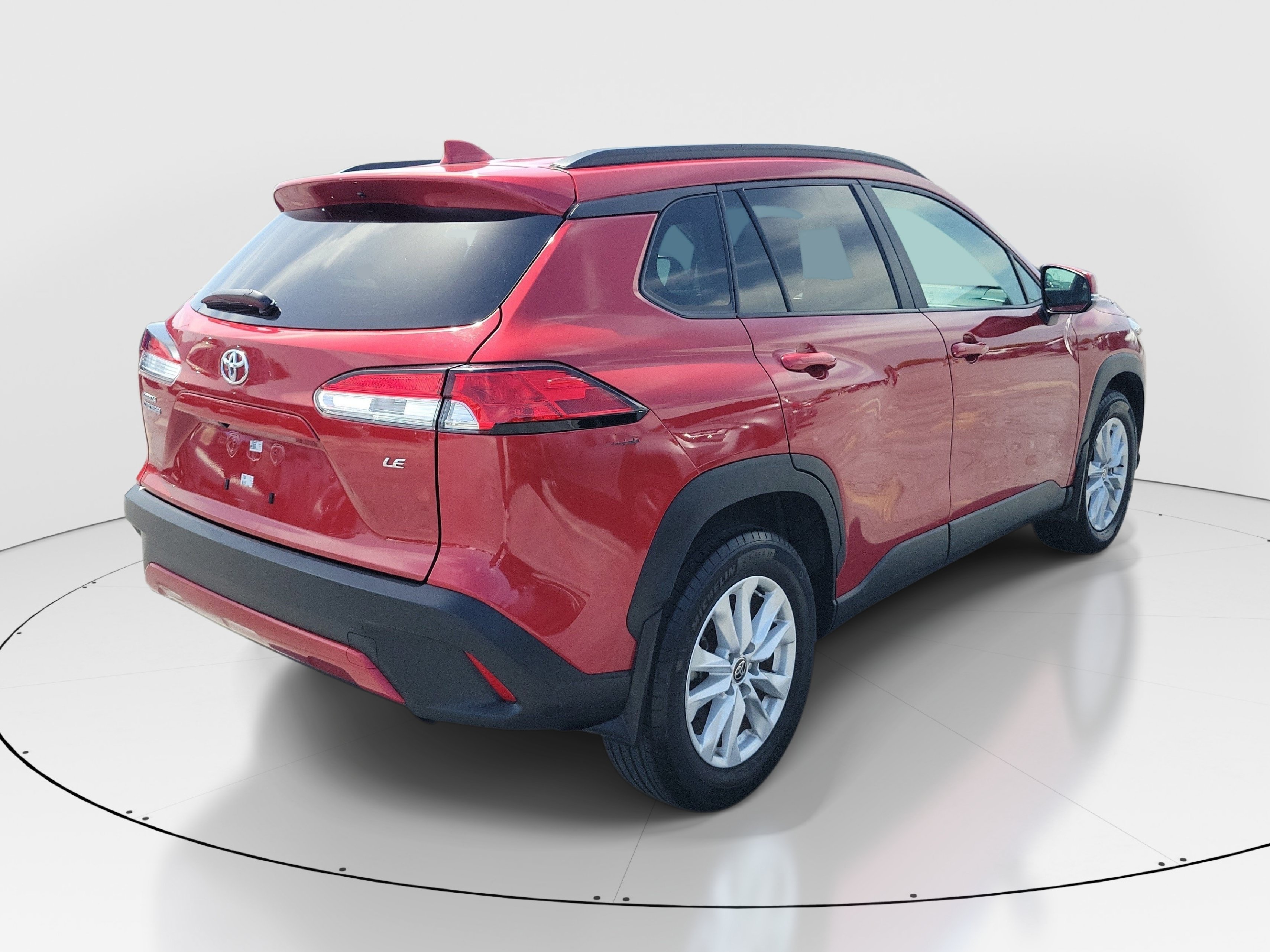 Certified Used 2024 Barcelona Red Metallic Toyota LE image 6