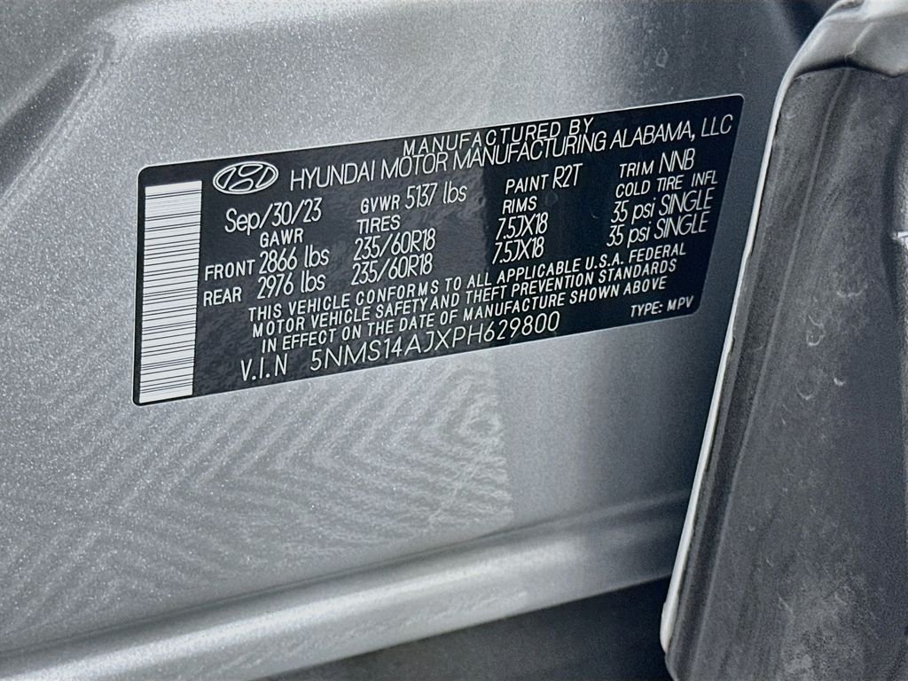 Used 2023 Silver Hyundai SE image 29
