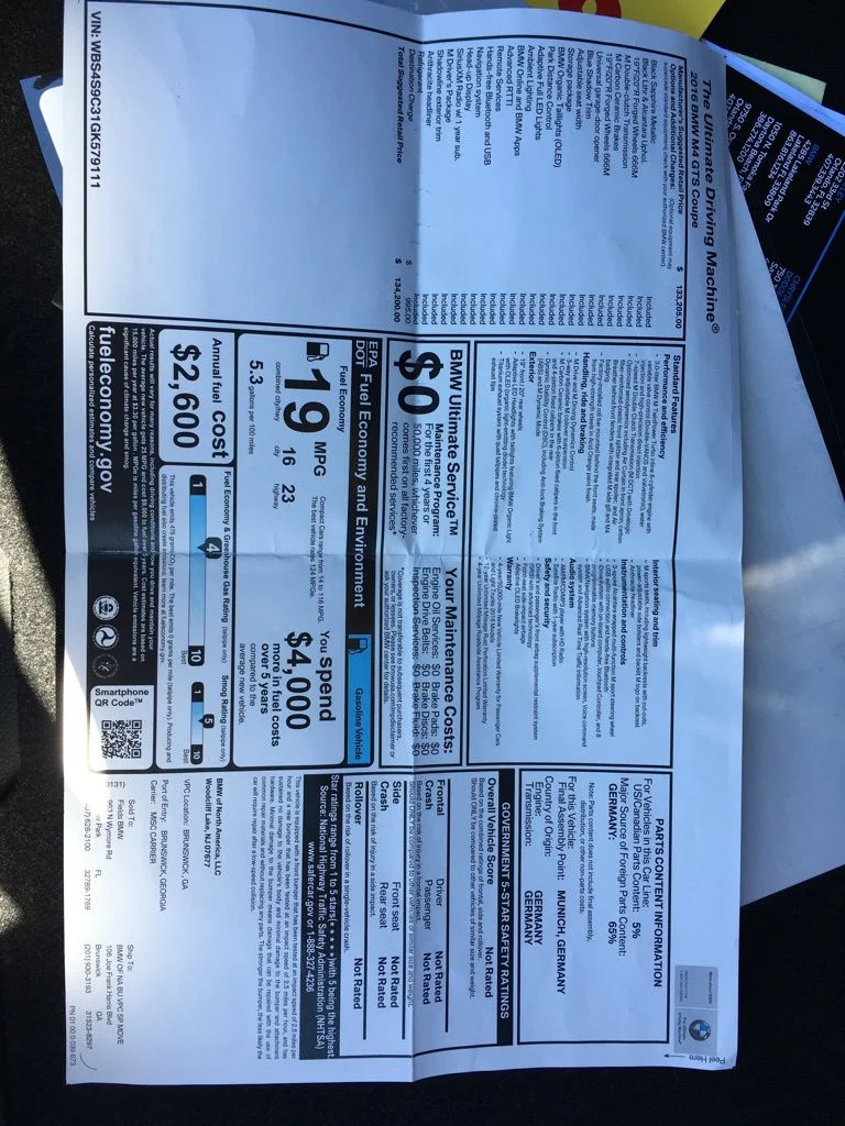 Used 2016 Black BMW GTS image 29