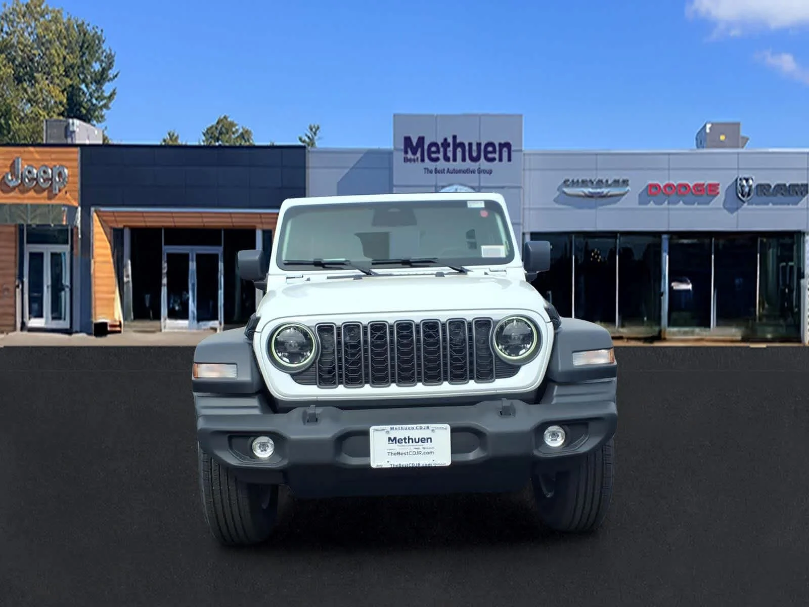 New 2026 Bright White Clearcoat Jeep Sport S image 2
