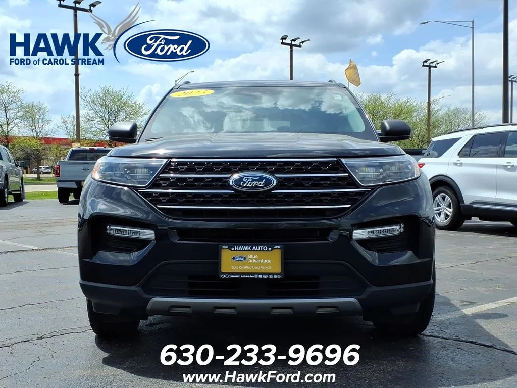 Certified Used 2023 Black Metallic Ford XLT image 2