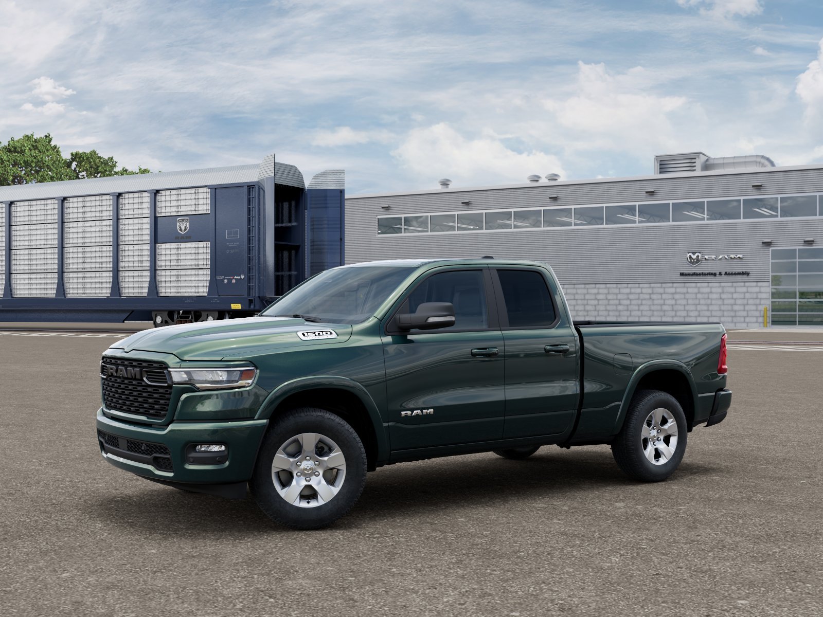 New 2026 Serrano-Green Metallic Exterior Paint RAM  image 1