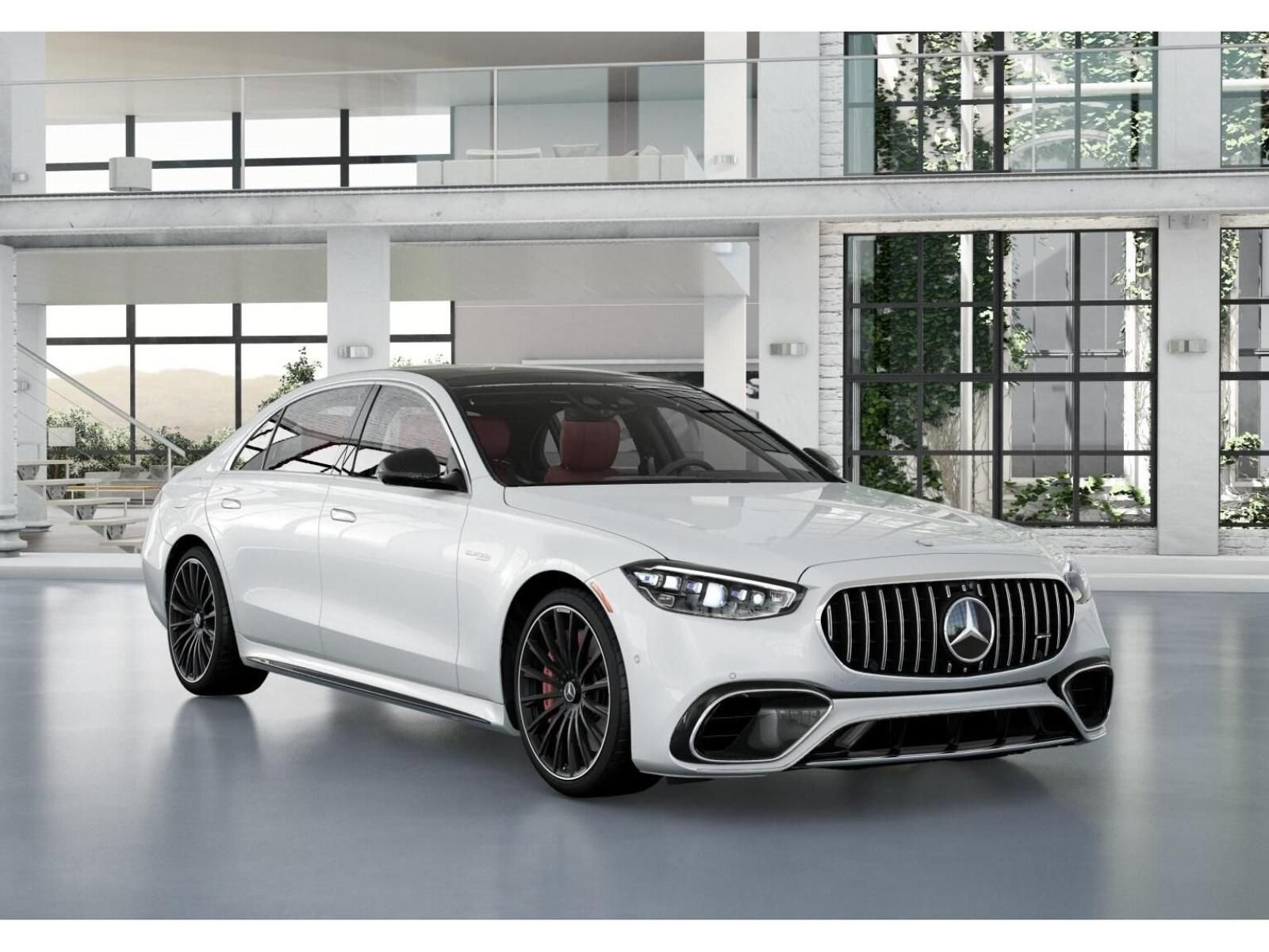 New 2026 MANUFAKTUR Moonlight White Metallic Mercedes-Benz S 63 E AMG® image 12