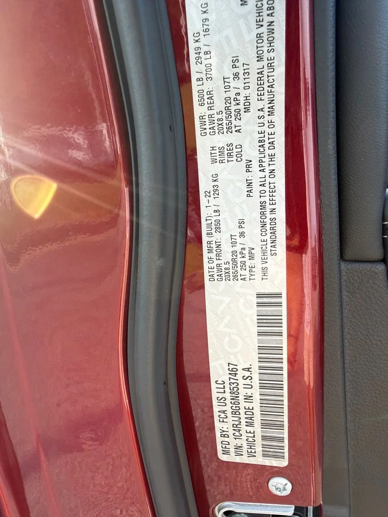 Used 2022 Red Jeep Limited image 26