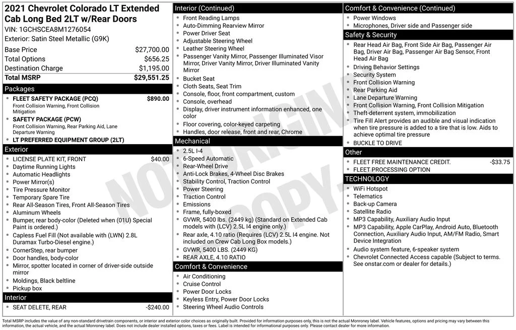 Used 2021 Gray Chevrolet LT image 7
