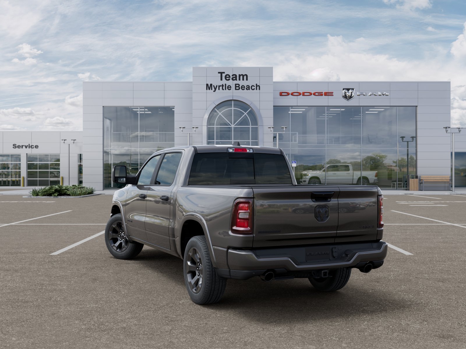 New 2026 Granite Crystal Metallic Clear-Coat Exterior Paint RAM Big Horn/Lone Star image 30
