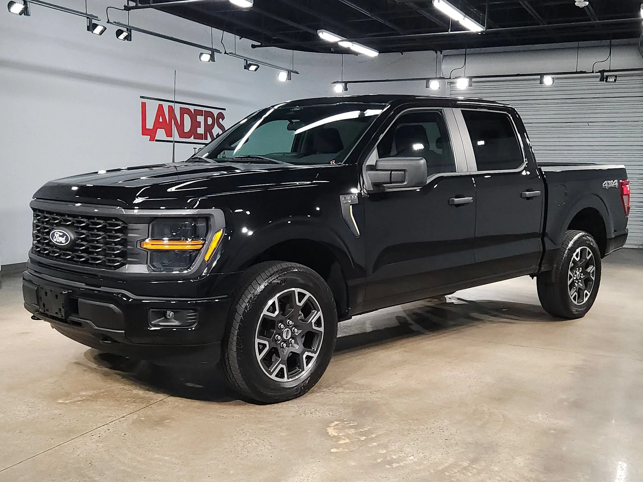 Used 2024 Agate Black Metallic Ford STX image 3