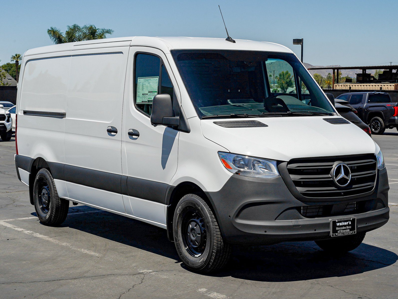 New 2026 Arctic White Mercedes-Benz 2500 Standard Roof I4 Diesel 144 RWD image 3