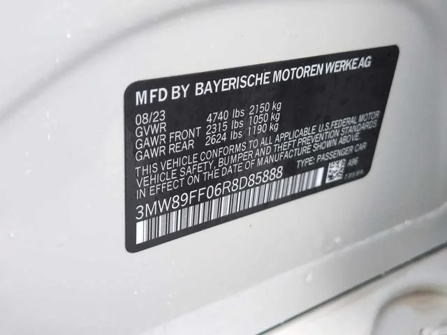 New 2024 Mineral White Metallic BMW 330i xDrive image 45
