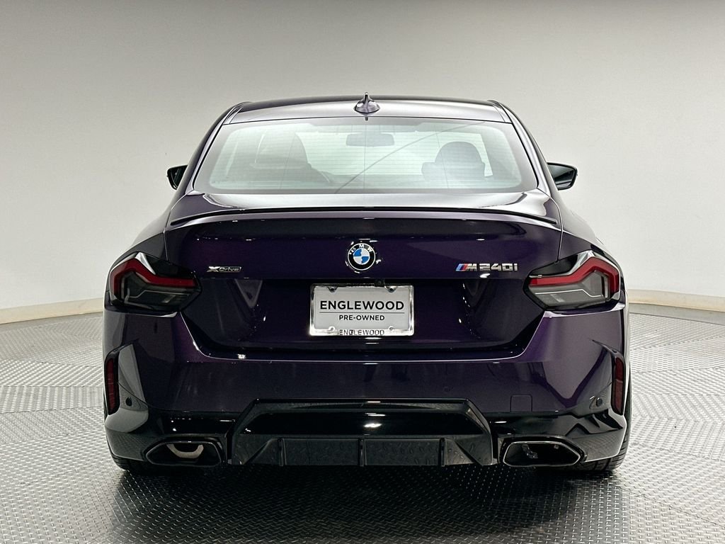 Used 2022 Thundernight Metallic BMW M240i xDrive image 12