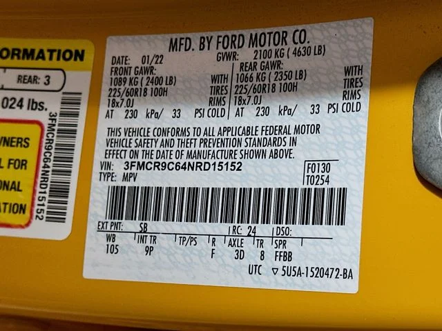 Certified Used 2022 Orange Ford Outer Banks image 27