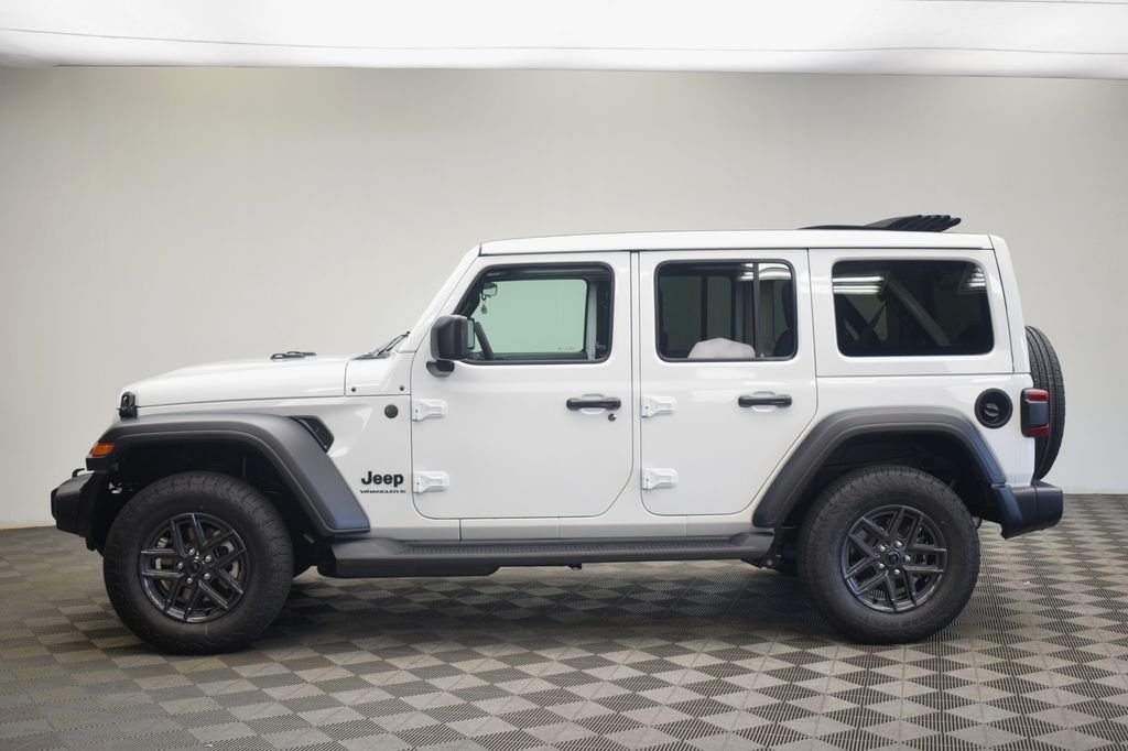 New 2026 Bright White Clear-Coat Exterior Paint Jeep Sport S image 13