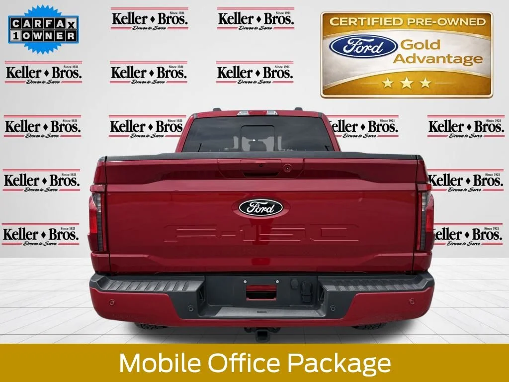 Used 2024 Rapid Red Metallic Tinted Clearcoat Ford XLT image 7