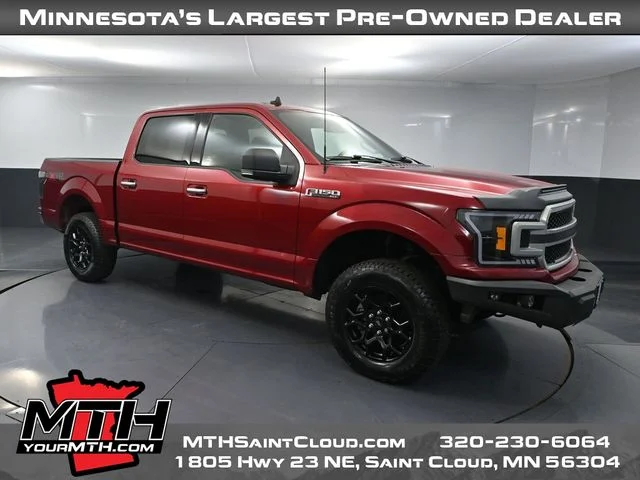 Used 2019 Red Ford XLT image 1