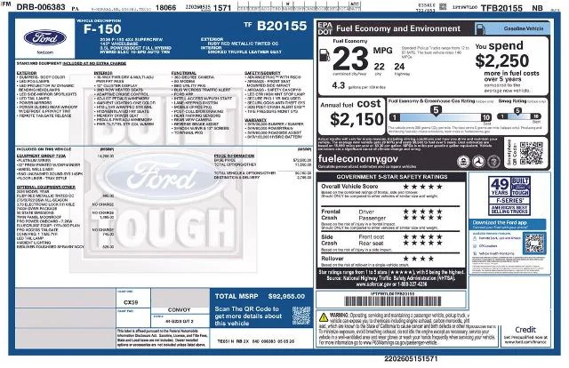 New 2026 Ruby Red Metallic Tinted Clearcoat Ford Platinum® image 46
