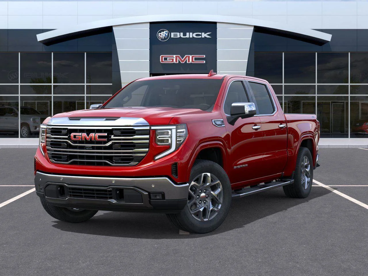 New 2026 Volcanic Red Tintcoat GMC SLT image 6