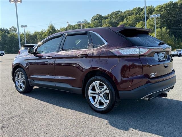Used 2018 Burgundy Velvet Metallic Tinted Clearcoat Ford Titanium image 3