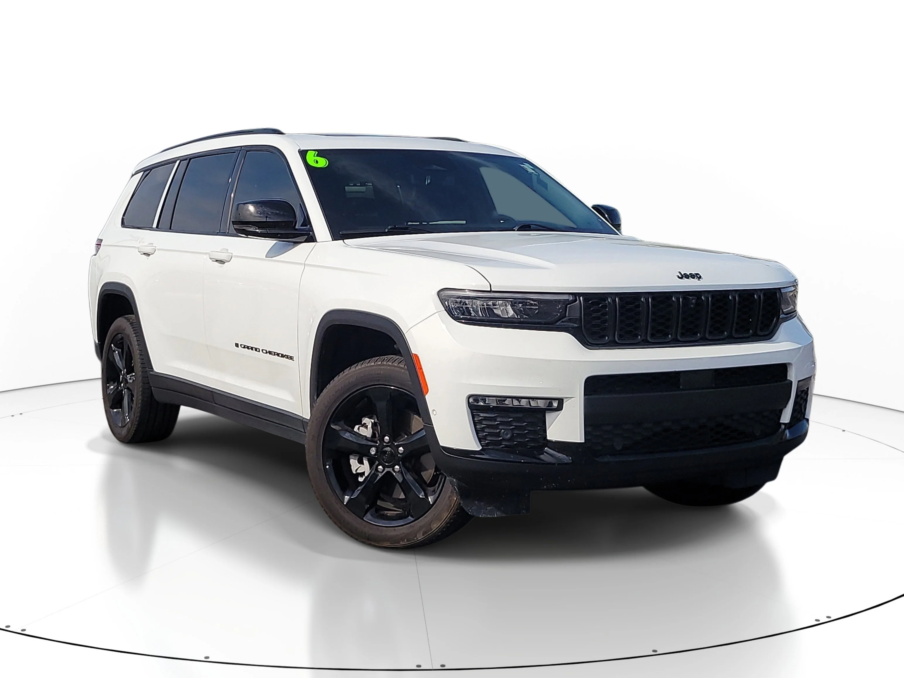 Used 2025 Bright White Clearcoat Jeep Limited image 1