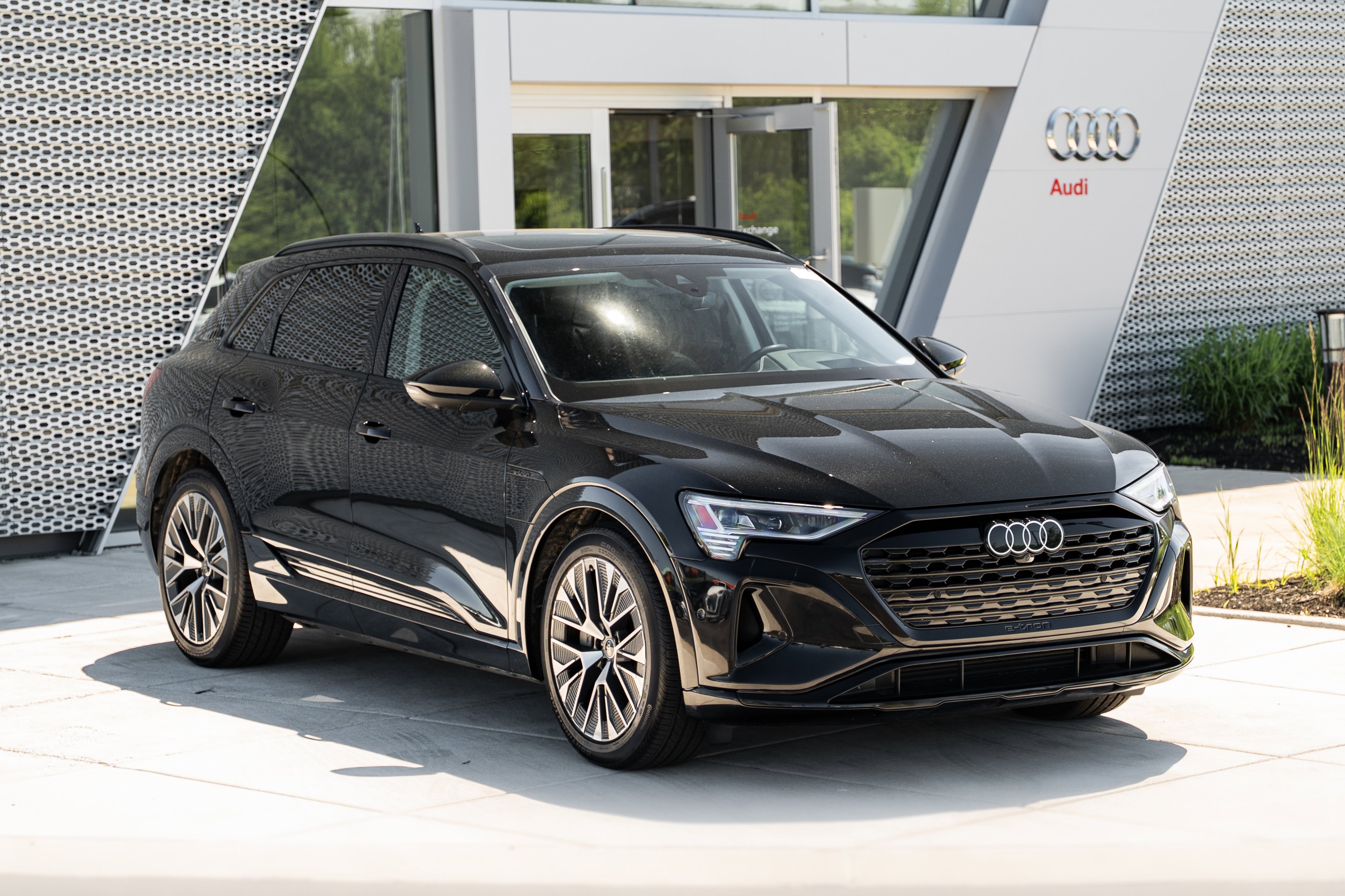 Certified 2024 Audi Q8 e-tron Prestige with VIN WA16ABGE3RB005497 for sale in St. Charles, IL