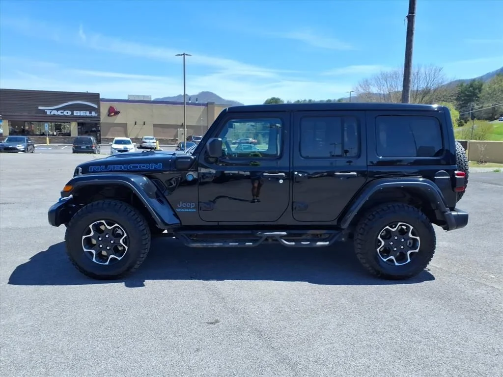 Used 2023 Jeep Wrangler 4xe Rubicon 4XE with VIN 1C4JJXR61PW516389 for sale in Pounding Mill, VA