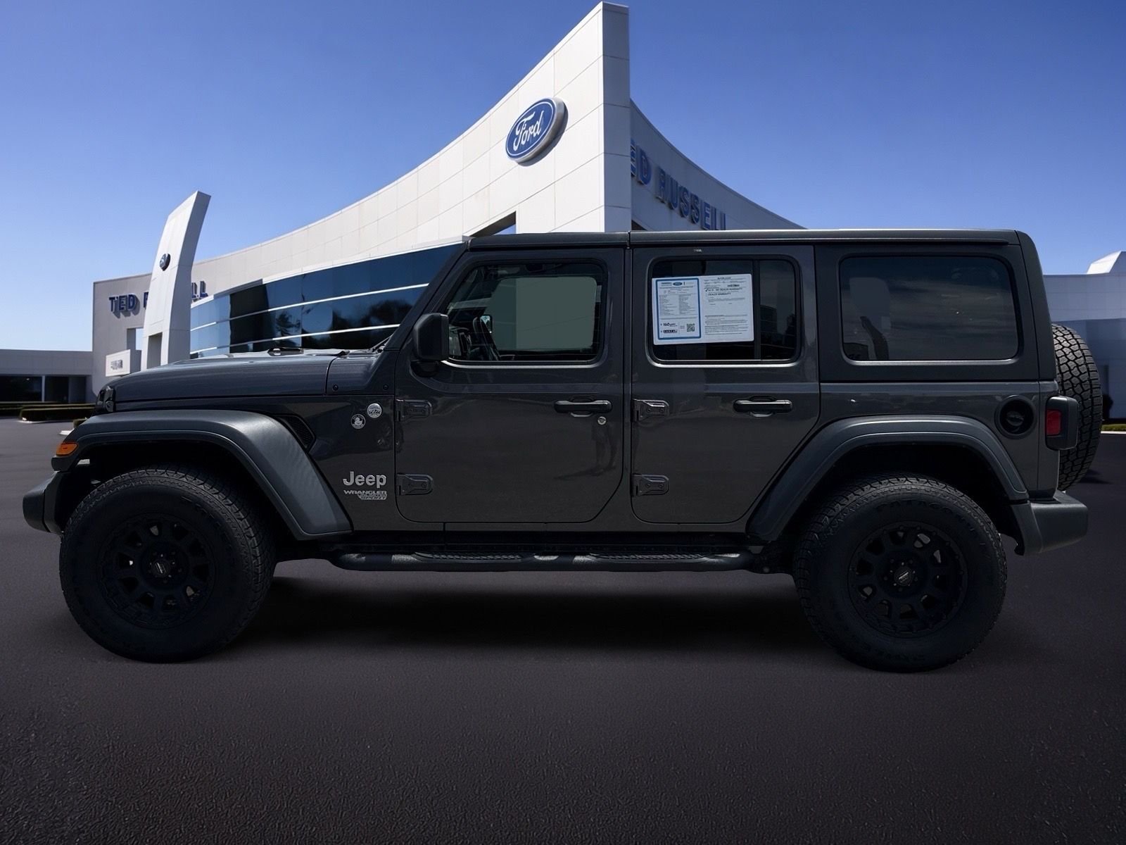 Used 2018 Crystal Metallic Jeep Unlimited Sport S image 3
