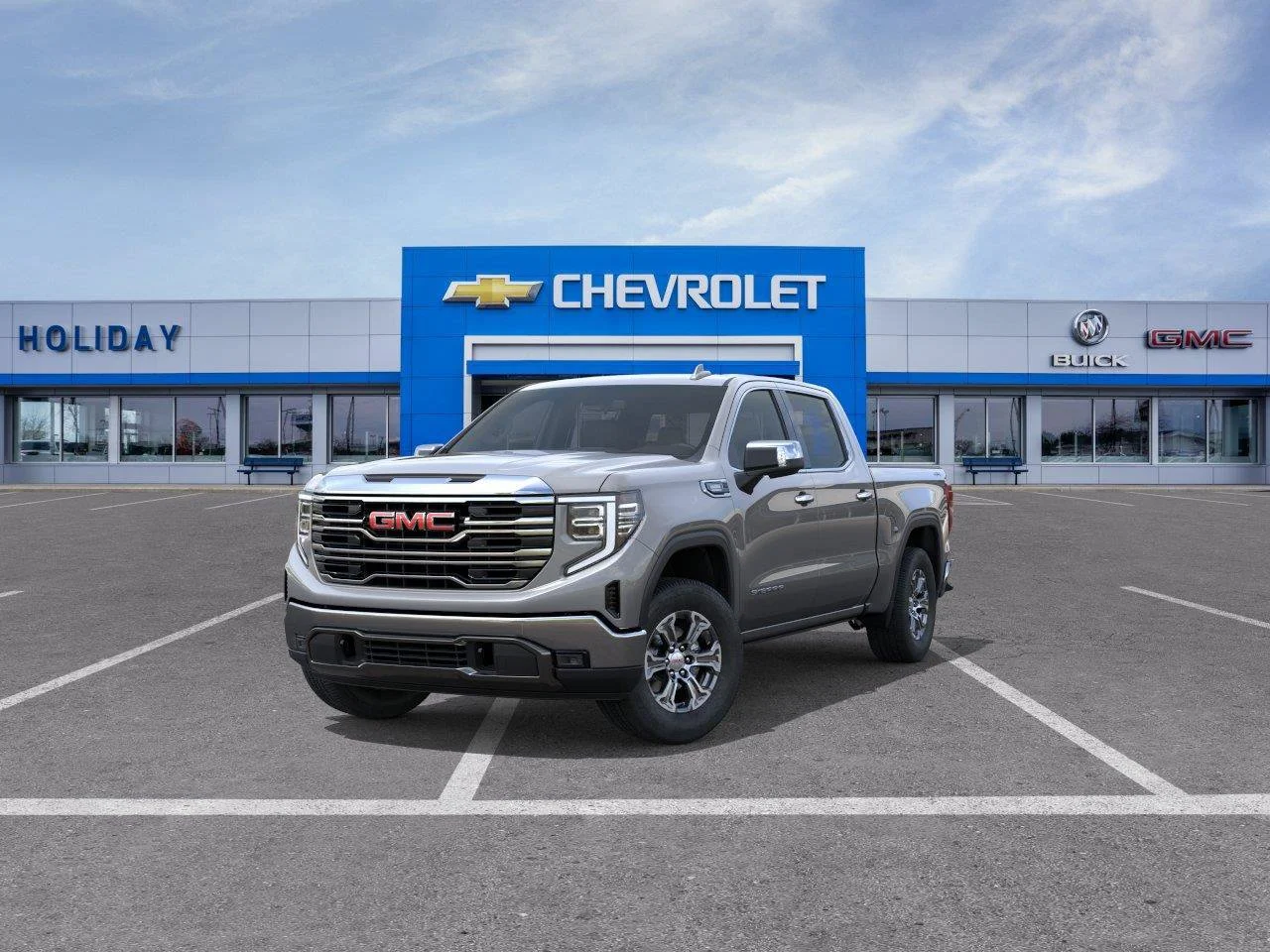 New 2026 Sterling Metallic GMC SLT image 8