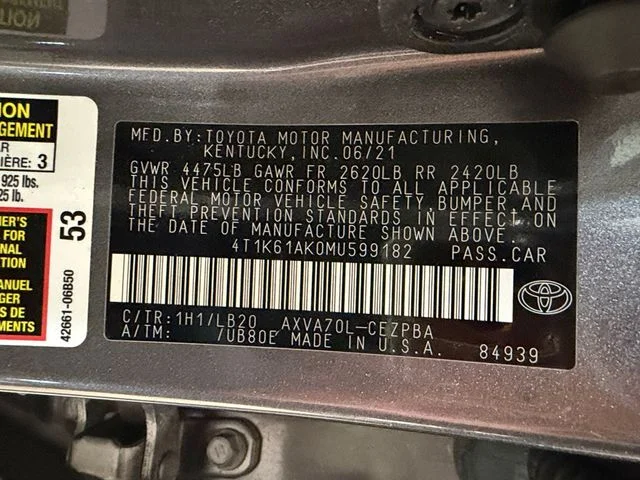 Used 2021 Gray Toyota XSE image 25