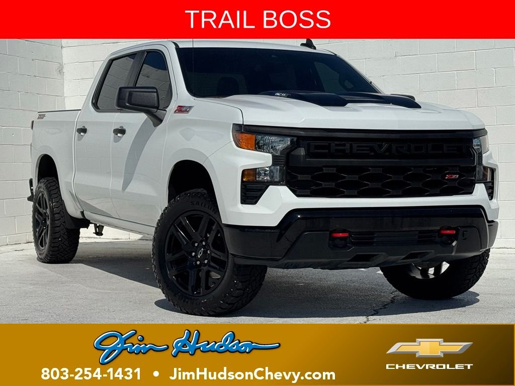 Used 2024 White Chevrolet Custom Trail Boss image 1