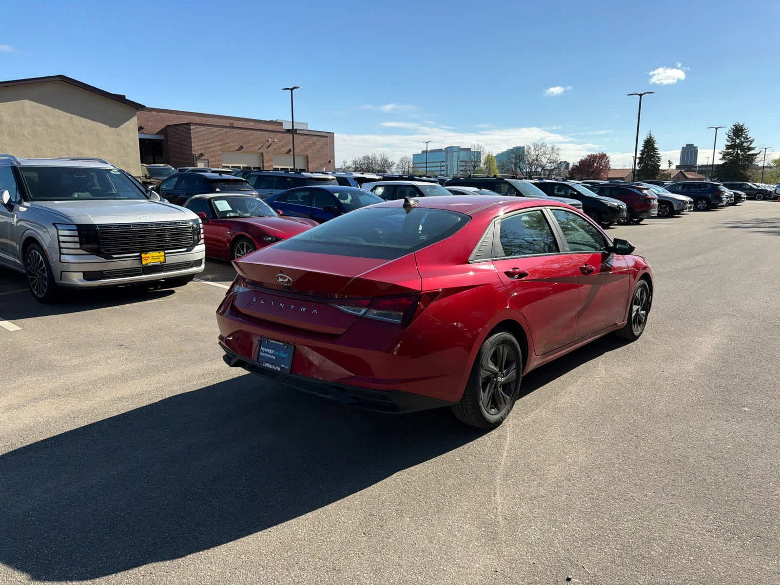 Certified 2022 Hyundai Elantra SEL with VIN KMHLM4AG1NU325336 for sale in Bloomington, Minnesota