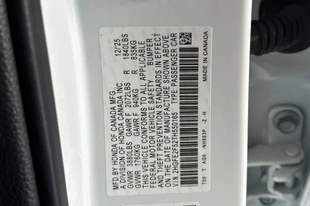 Used 2026 Platinum White Pearl Honda Sport image 36