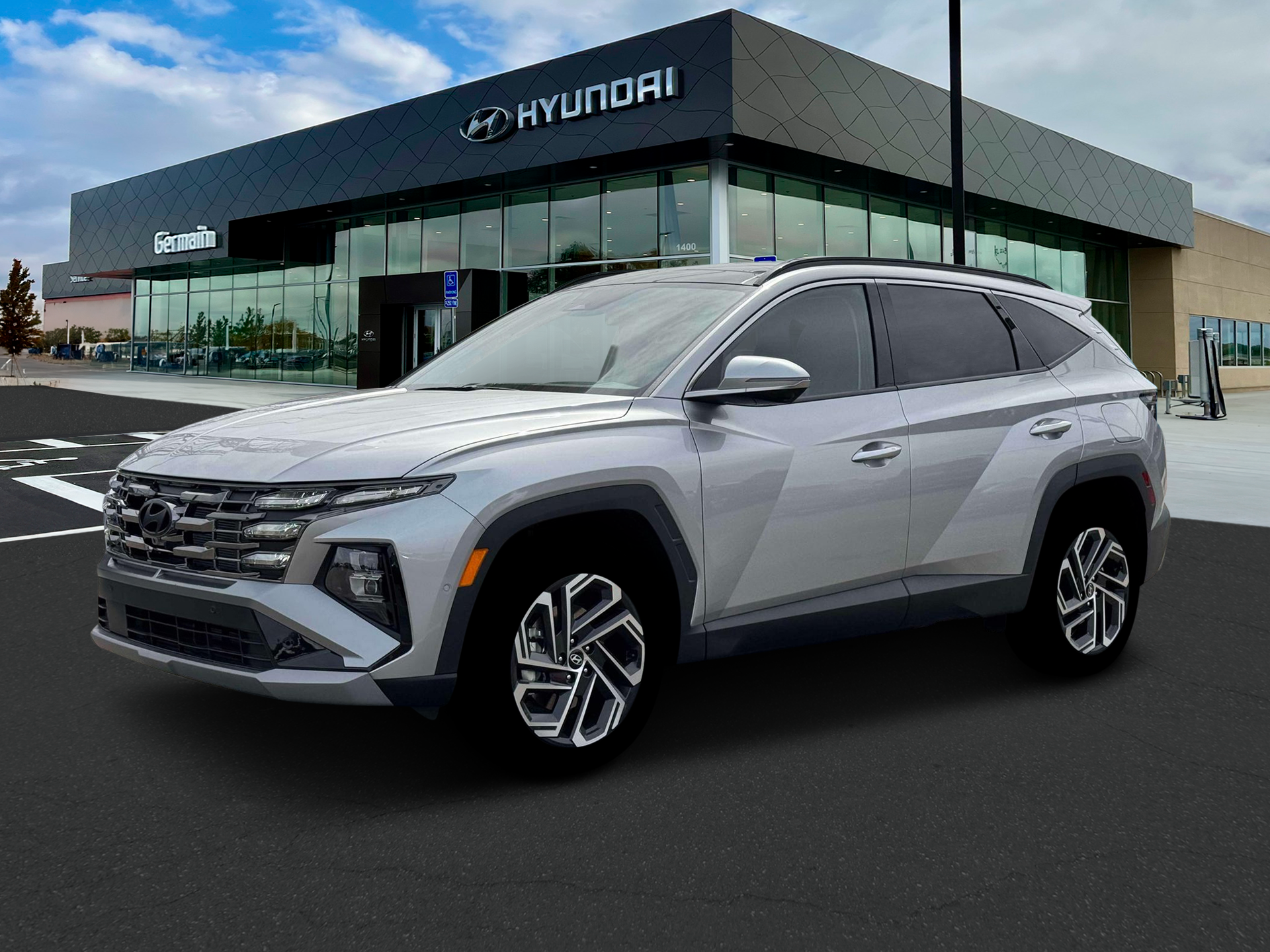 New 2026 Shimmering Silver Hyundai Limited AWD image 2