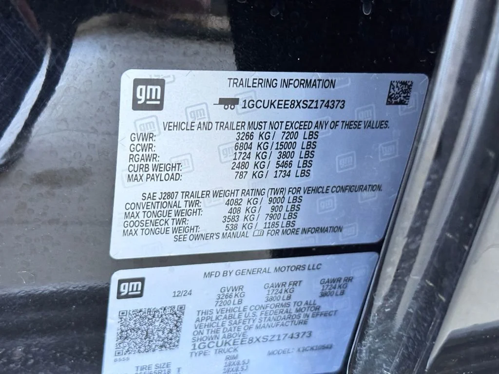 Certified Used 2025 Black Chevrolet RST image 9