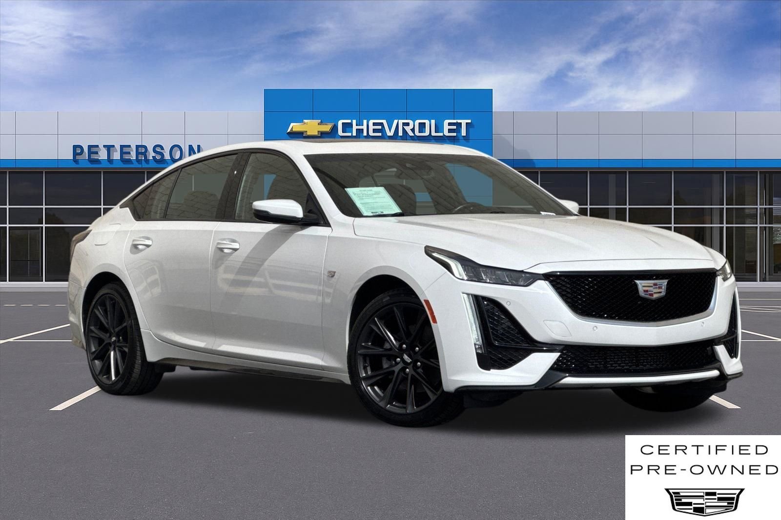 Used 2023 White Cadillac Sport image 1
