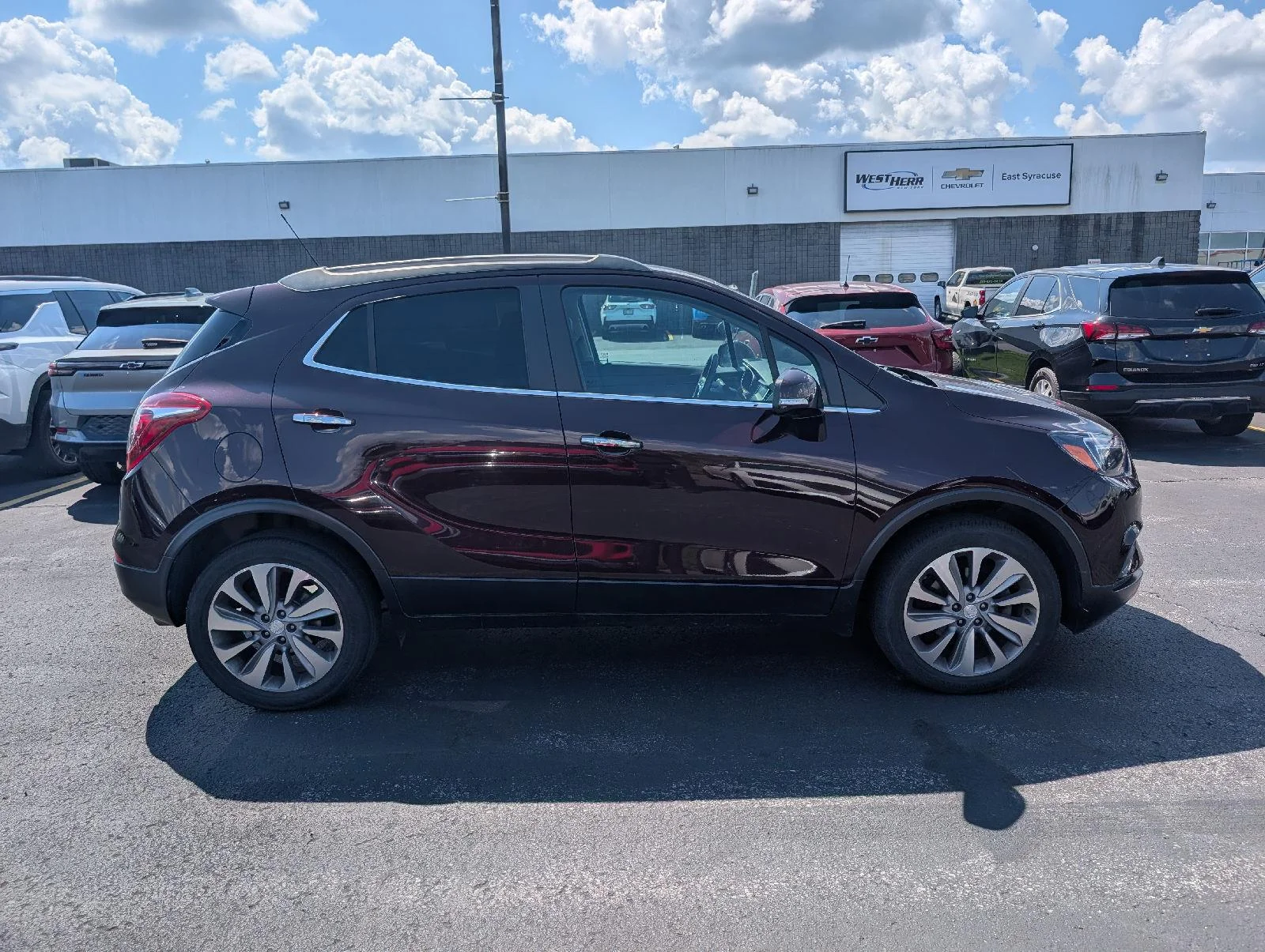 Used 2018 Black Cherry Metallic Buick Preferred image 9