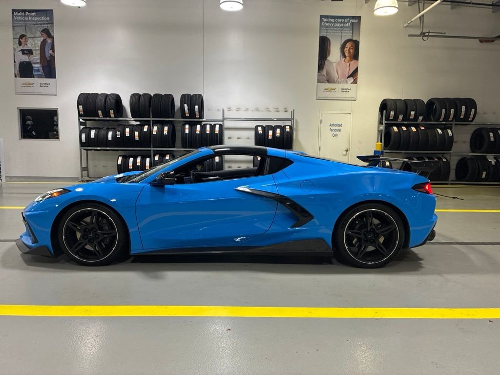 Used 2021 Blue Chevrolet Stingray image 8