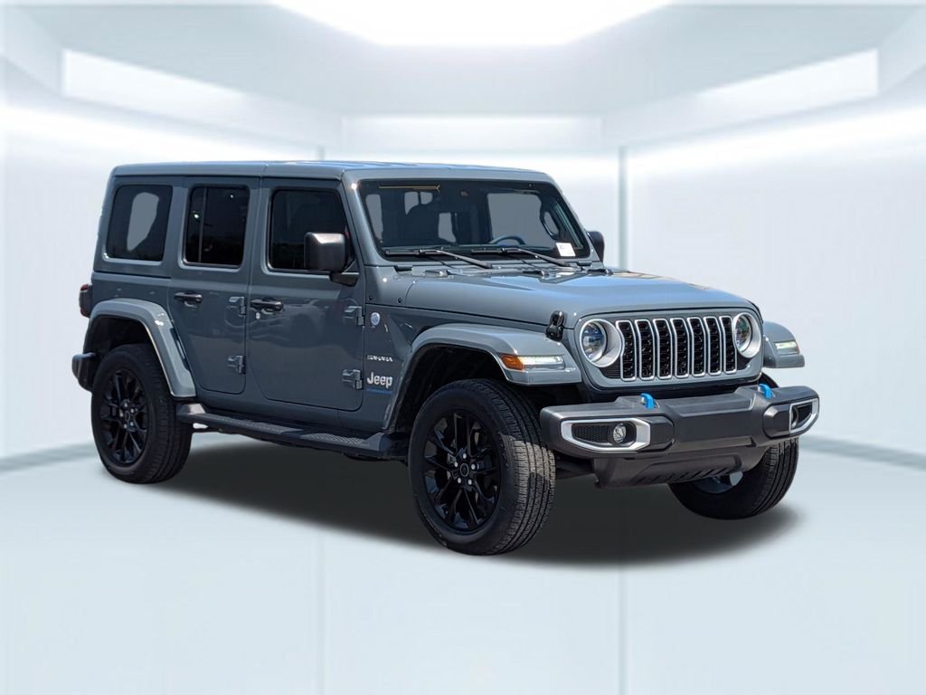 Used 2024 Gray Jeep Sahara 4xe image 8