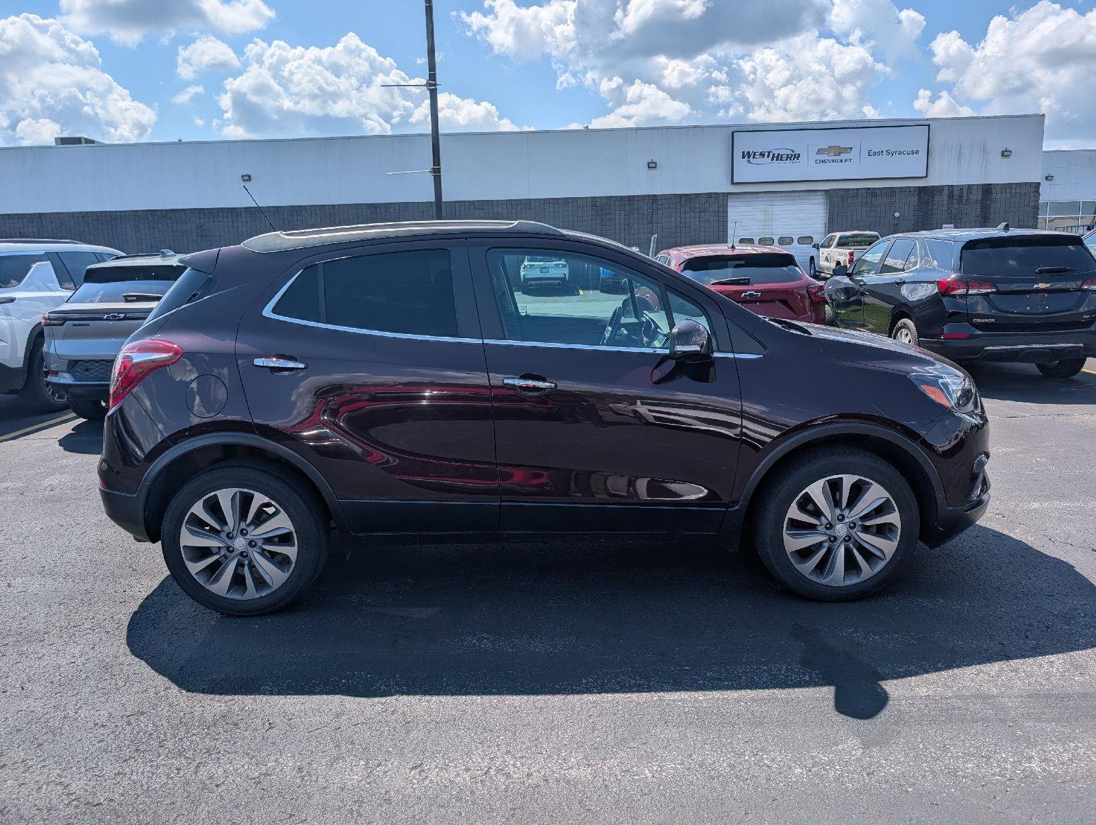 Used 2018 Black Cherry Metallic Buick Preferred image 9