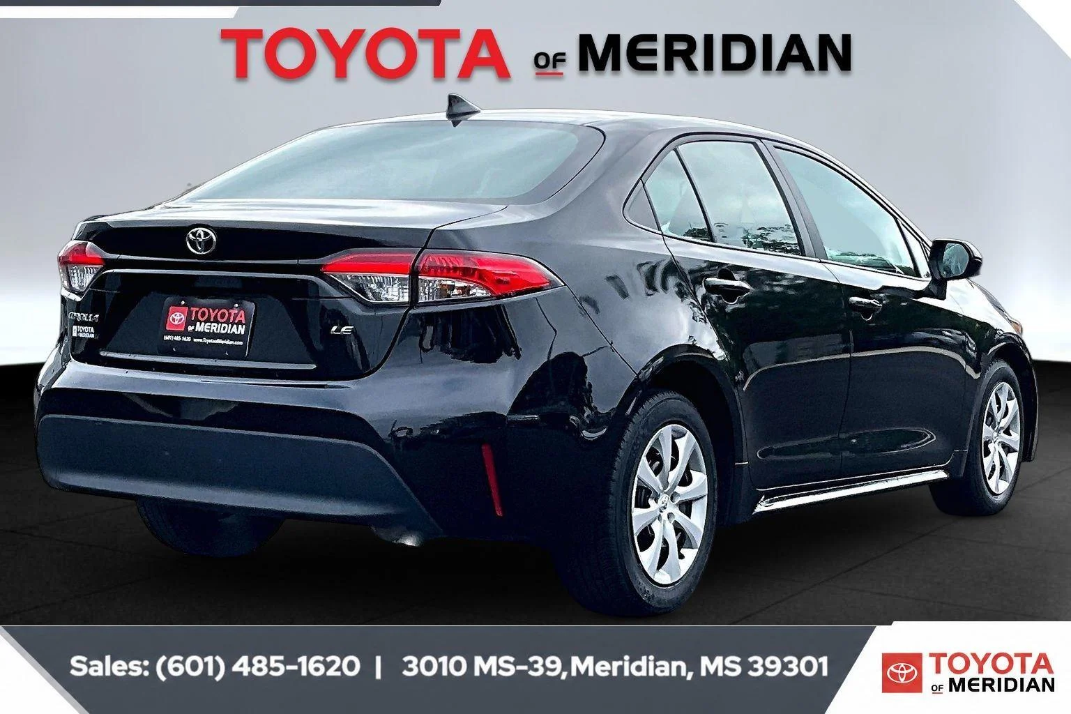 Used 2024 Midnight Black Metallic Toyota LE image 10