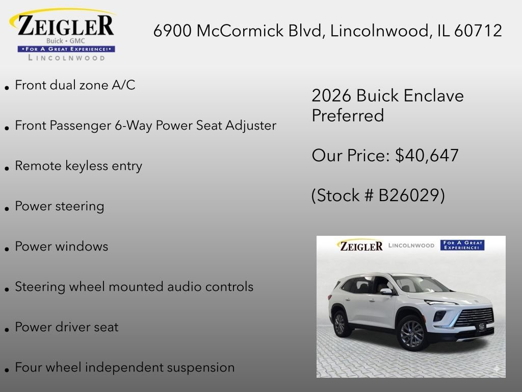 2026 Buick Enclave Preferred - Photo 18