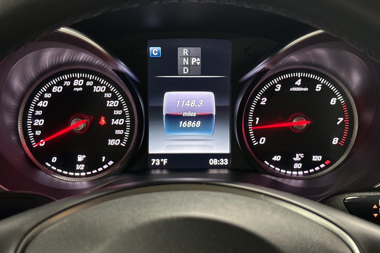 Used 2017 designo Cardinal Red Metallic Mercedes-Benz C 300 image 19