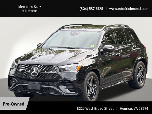 Certified Used 2025 Black Mercedes-Benz GLE 450e image 1