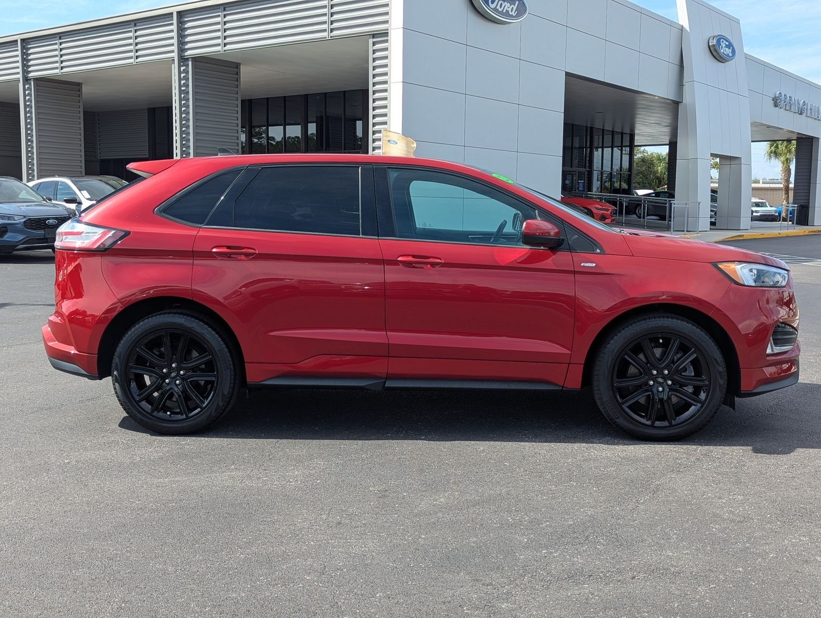 Certified Used 2022 Red Metallic Ford ST Line image 3
