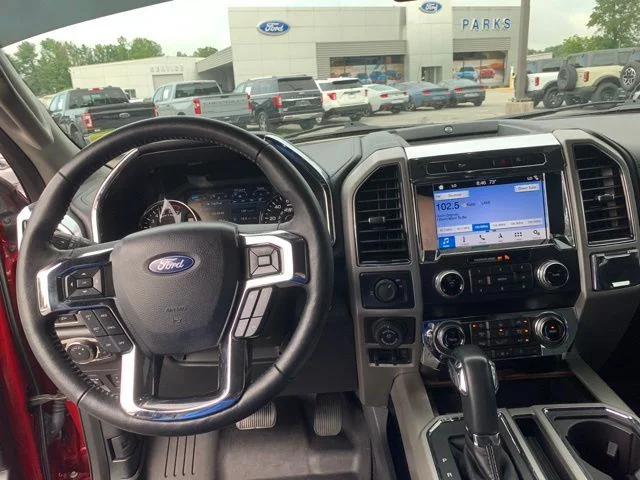 Used 2019 Ruby Red Metallic Tinted Clearcoat Ford Lariat image 26